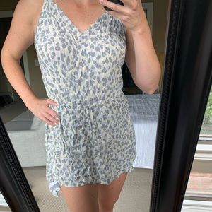 Leopard Print Romper